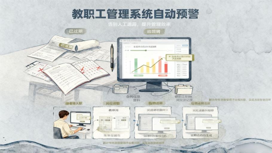 教職工管理系統自動(dòng)預警