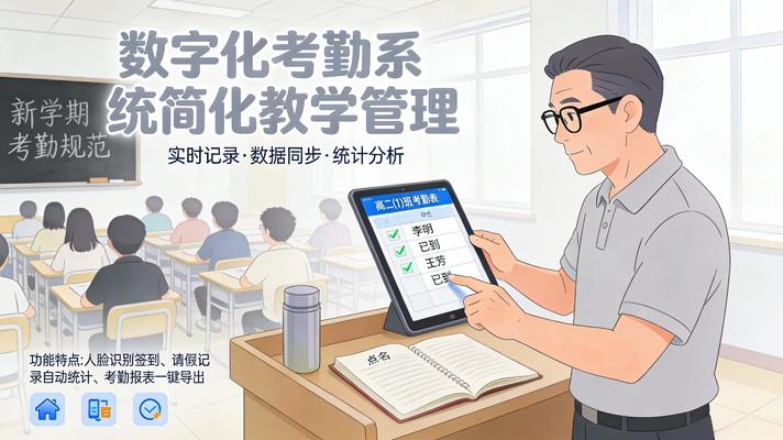 老師使用教工系統進(jìn)行考勤記錄