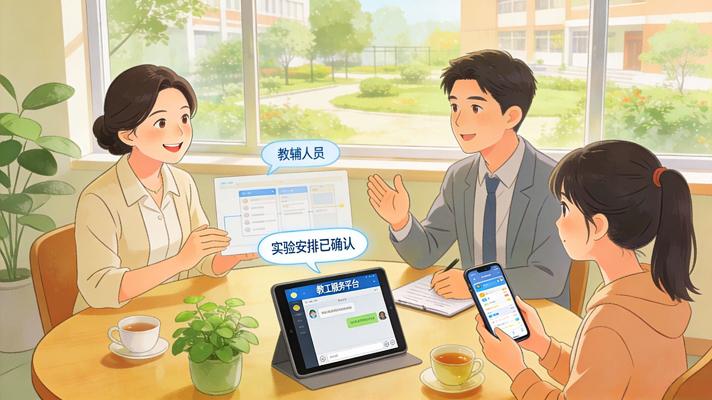 教輔人員和師生輕松溝通交流