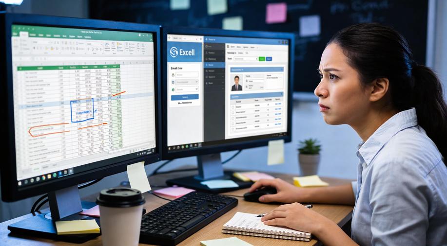 老師切換多個(gè)軟件