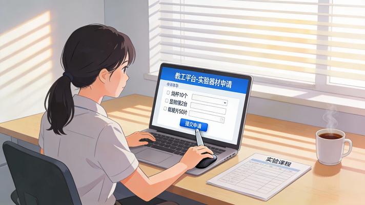 老師通過(guò)教工平臺在線(xiàn)提交實(shí)驗器材申請