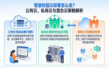 智慧校園是否上云？公有云、私有云與混合云部署策略深度對比