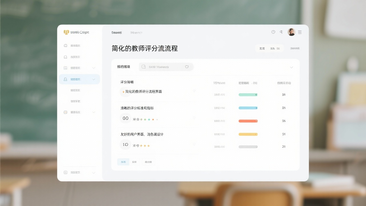 簡(jiǎn)化評分流程界面