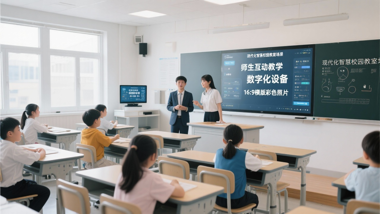 現代化智慧校園教室場(chǎng)景