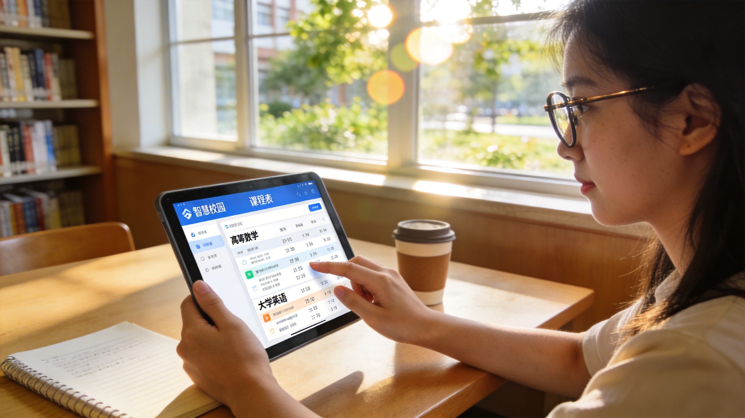 學(xué)生使用智慧校園系統場(chǎng)景