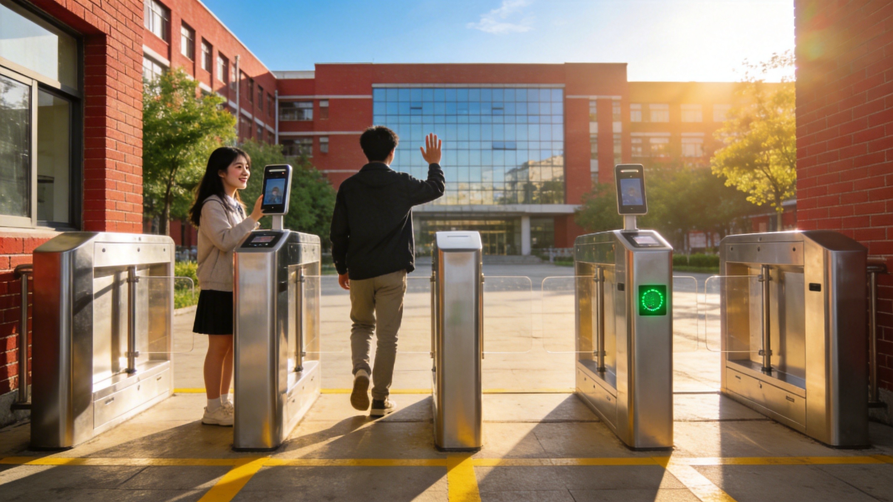 校園門(mén)禁考勤管理場(chǎng)景